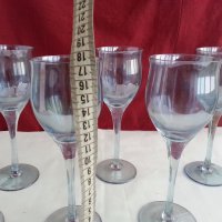 Ретро стъклени чаши за вино , снимка 6 - Антикварни и старинни предмети - 19796166