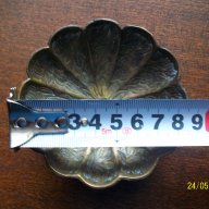Стара бронзова чинийка, снимка 5 - Кухненски принадлежности - 10803541