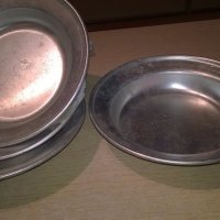 АНТИК-ретро колекция-4 броя нови воинишки чинии алпака, снимка 2 - Колекции - 19536451