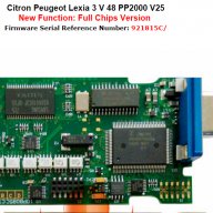 Full Chip Firmware Serial No. 921815c/ Lexia3-3 V48 Pp2000 V25 For Citroen Peugeot Lexia 3, снимка 5 - Аксесоари и консумативи - 8075876