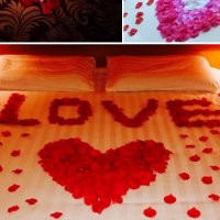 Листа от рози за Свети Валентин. LED светещи сърца, снимка 3 - Сватбени аксесоари - 19917927