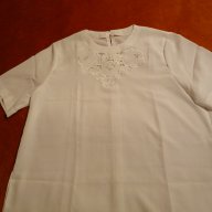 Дамска блуза №50 - синтетична коприна с бродерия, снимка 2 - Ризи - 17232208