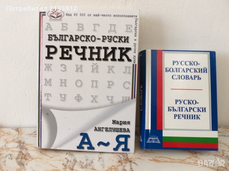 Българо-руски руско-български речници.История русской советской литературы., снимка 1