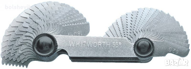 Резбомер комбиниран за метрична и витвортова резба 55 град., снимка 1