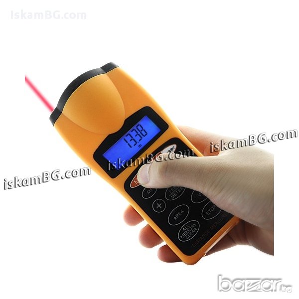 Ултразвукова ролетка с лазерно насочване, снимка 1