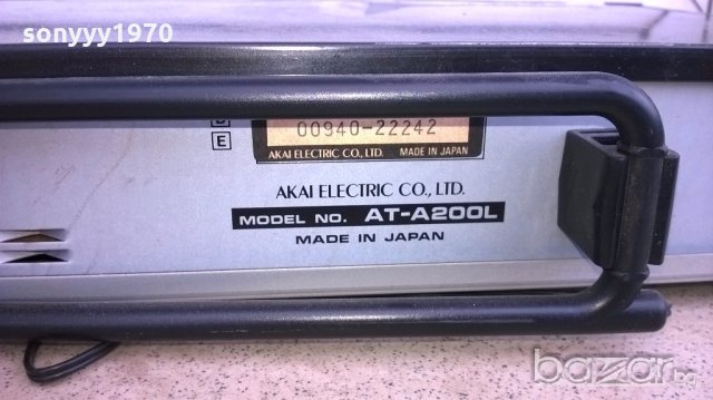 akai stereo tuner-made in japan-внос швеицария, снимка 7 - Ресийвъри, усилватели, смесителни пултове - 19957816