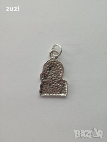 Сребърна БОГОРОДИЦА  - 925 сребро, снимка 2 - Колиета, медальони, синджири - 26033897