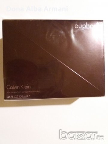 Дам.парфюм-Calvin Klein-"Euphoria" EDP-100 ml. Закупен от Англия., снимка 4 - Дамски парфюми - 20165292