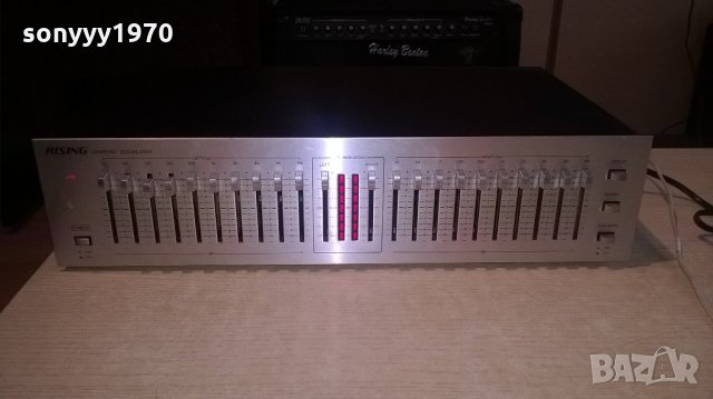 ПОРЪЧАН-rising eq-10 equalizer-made in japan-внос швеицария, снимка 4 - Ресийвъри, усилватели, смесителни пултове - 22189284