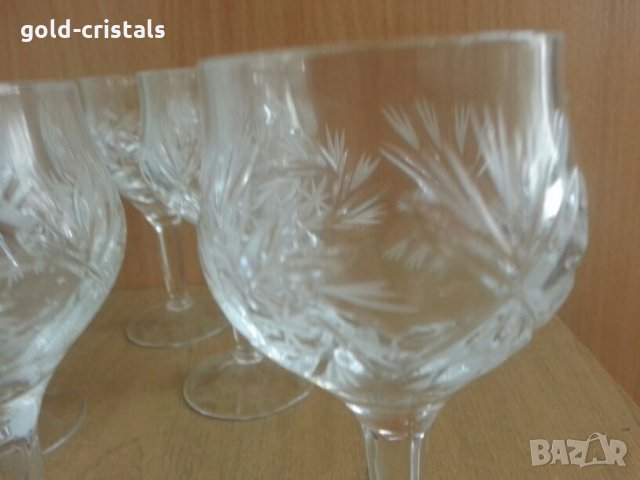 кристални чаши, снимка 16 - Антикварни и старинни предмети - 25480207