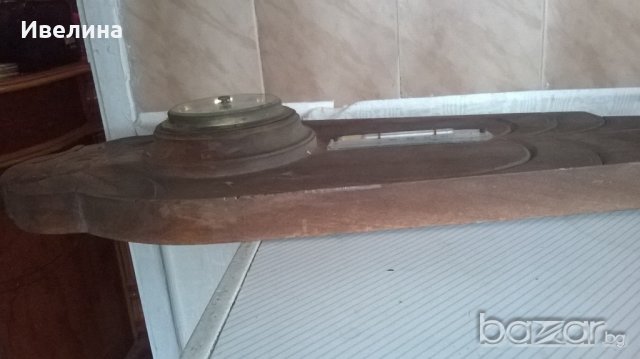 стара метеостанция-барометър и термометър, снимка 4 - Антикварни и старинни предмети - 17468141