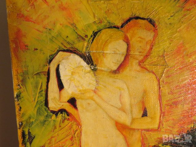 картина 18 + Красота и сексапил в сътворението - маслена картина - 1999, еротика, снимка 2 - Картини - 24325652