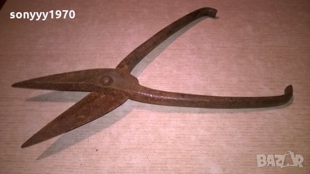 АНТИКА-ножица за ламарина-33см-стара истинска, снимка 8 - Други инструменти - 23681477
