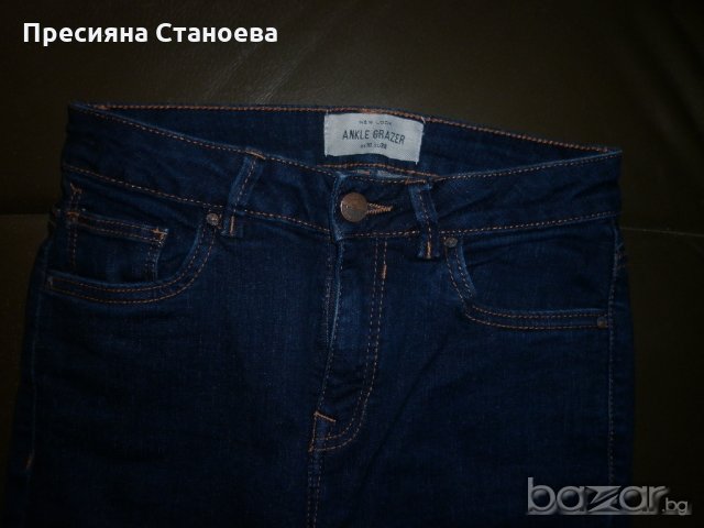 Дамски дънки деним слим Ankle Grazer Jeans , снимка 2 - Дънки - 18266971