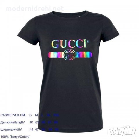 Дамска тениска Gucci код 031, снимка 1 - Тениски - 25068267