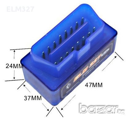 Super mini ELM327 OBD2 Bluetooth интерфейс за диагностика на автомобили, снимка 4 - Аксесоари и консумативи - 8331421