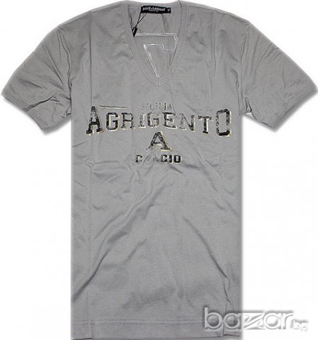 D&G Dolce and Gabbana Sicilia Agrigento Calcio Мъжка Тениска size 46 (S), снимка 3 - Тениски - 6439433