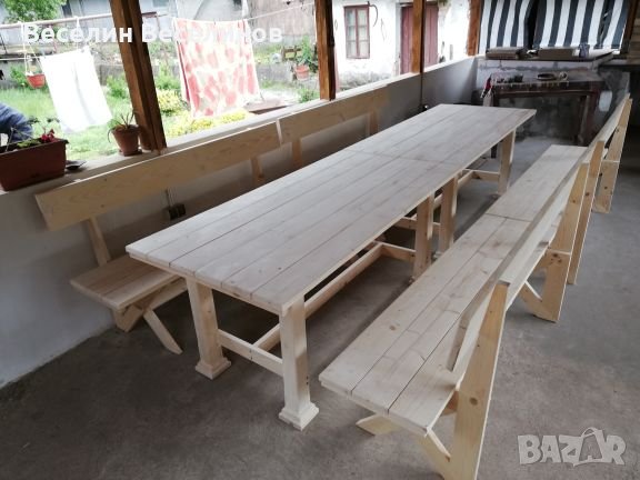 Баварски маси и пейки, снимка 5 - Градински мебели, декорация  - 24211985