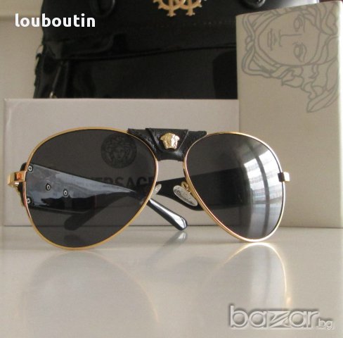 Налични Versace VE2150 black gold слънчеви очила UV 400 защита реплика, снимка 12 - Слънчеви и диоптрични очила - 13949254