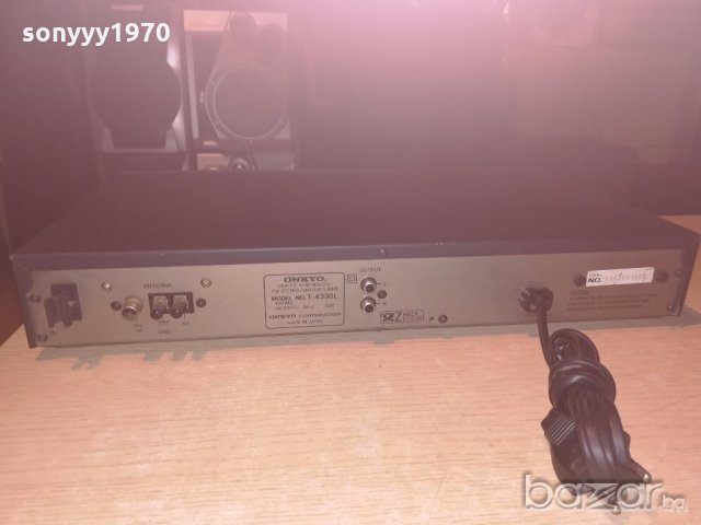 onkyo t4330l-tuner-made in japan-внос швеция, снимка 12 - Ресийвъри, усилватели, смесителни пултове - 20129158