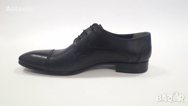 мъжки официални обувки 1245 SDF черни, снимка 2 - Официални обувки - 24902011