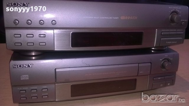 Sony st-ex100-tuner+sony cdp-ex100-cd-2бр-внос швеицария, снимка 11 - Ресийвъри, усилватели, смесителни пултове - 13244534
