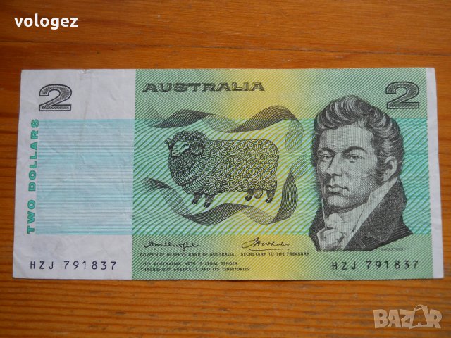 банкноти - Австралия, Фиджи, Папуа-Нова Гвинея, Соломонови о-ви