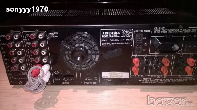 ПОРЪЧАН-technics su-x955-stereo amplifier-370watts, снимка 11 - Ресийвъри, усилватели, смесителни пултове - 12277483