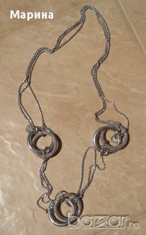 Оригинално сребърно колие Oxette, снимка 8 - Колиета, медальони, синджири - 17039812