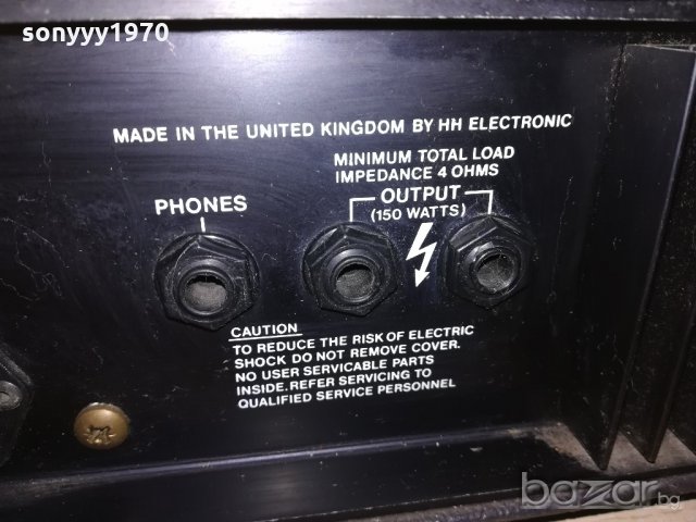 ПОРЪЧАН-hh electronics mxa150-profi amplifier-made in uk-внос франция, снимка 16 - Ресийвъри, усилватели, смесителни пултове - 20252441