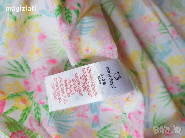 Бебешка рокля 0-3 месеца, снимка 5 - Бебешки рокли - 21806044