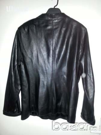 Класическо кожено сако , снимка 3 - Сака - 12320725