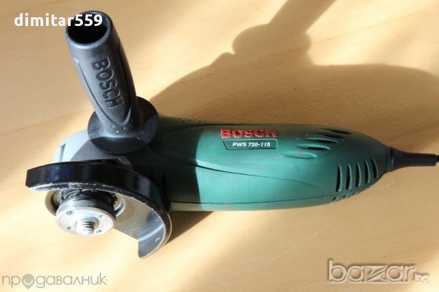Ъглошлайф малък Bosch PWS 720-115, снимка 9 - Други инструменти - 12472519