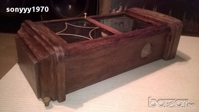 Irish wiskey-красива кутия с орнаменти-51х26х15см-внос швеицария, снимка 6 - Антикварни и старинни предмети - 16781155