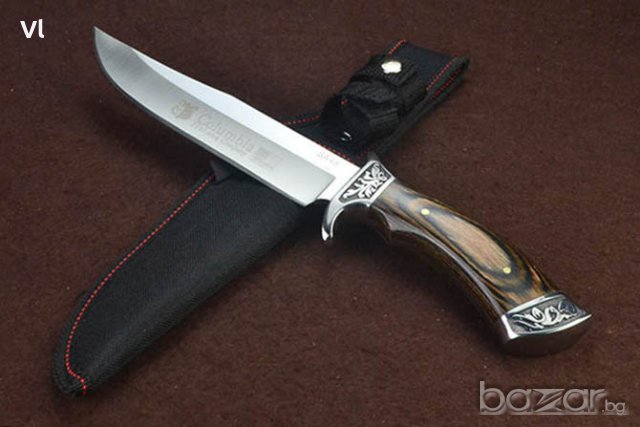 Ловен нож с фиксирано острие Columbia SA48 180 х 305, снимка 5 - Ножове - 20355533