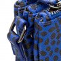 LIU JO 🍊 Дамска чанта с животински мотиви в синьо 22x16x5 cм нова с етикети, снимка 2