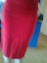 страхотна наситено червена елегантна пола, снимка 5
