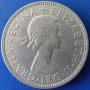Монета Великобритания - 1/2 Крона 1965 г. Елизабет II, снимка 2