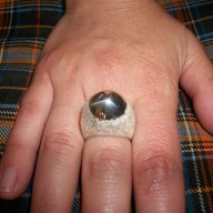 сребърен пръстен, снимка 3 - Пръстени - 7736144