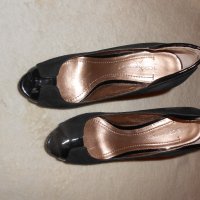 Черни високи обувки BSB номер 36 и половина , снимка 10 - Дамски елегантни обувки - 22306865