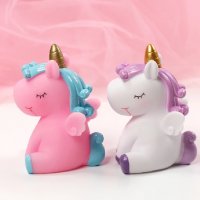 Unicorn еднорог фигурка пластмасова играчка и украса за торта топер декор , снимка 2 - Други - 24470565