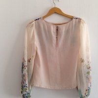 Красива блуза на цветя, снимка 6 - Блузи с дълъг ръкав и пуловери - 22526486