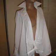 Нова елегантна маркова бяла дамска риза Diana Lirot,тип "Прегърни ме",блуза с дълъг ръкав,дамски топ, снимка 11 - Ризи - 12844443