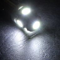 Габаритни диодни крушки /габарити/ Ba9s 24v с 5 Smd Led ксеноново бели диода 24 волта за камион, снимка 3 - Аксесоари и консумативи - 7176884