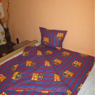 Спален комплект Ман.Ю,Барселона и Реал М-завивка/плик,чаршаф и калъфка, снимка 5 - Спално бельо - 14847877