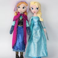 голяма кукла кукли Елза и Анна от Замръзналото кралство плюшена , снимка 2 - Кукли - 17494499