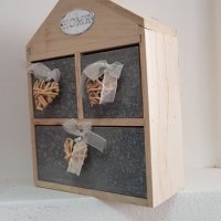 Декоративни дървени кутии с чекмеджета за ключове, снимка 2 - Закачалки - 24927070