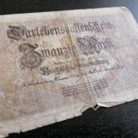 Райх банкнотa - Германия - 20 марки | 1914г., снимка 4 - Нумизматика и бонистика - 25621645