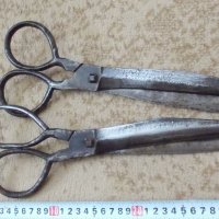  Чифт абаджийски ножици 1894г. и 1896г. , снимка 2 - Други ценни предмети - 26143233