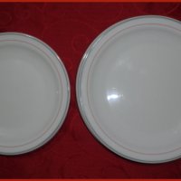 Комплект  „3+3” чинии,от френски аркопал, снимка 2 - Чинии - 23177012